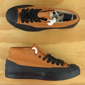 Converse Jack Purcell x ASAP Nast Chukka Mid Pumpkin Black Athletic Sneakers
